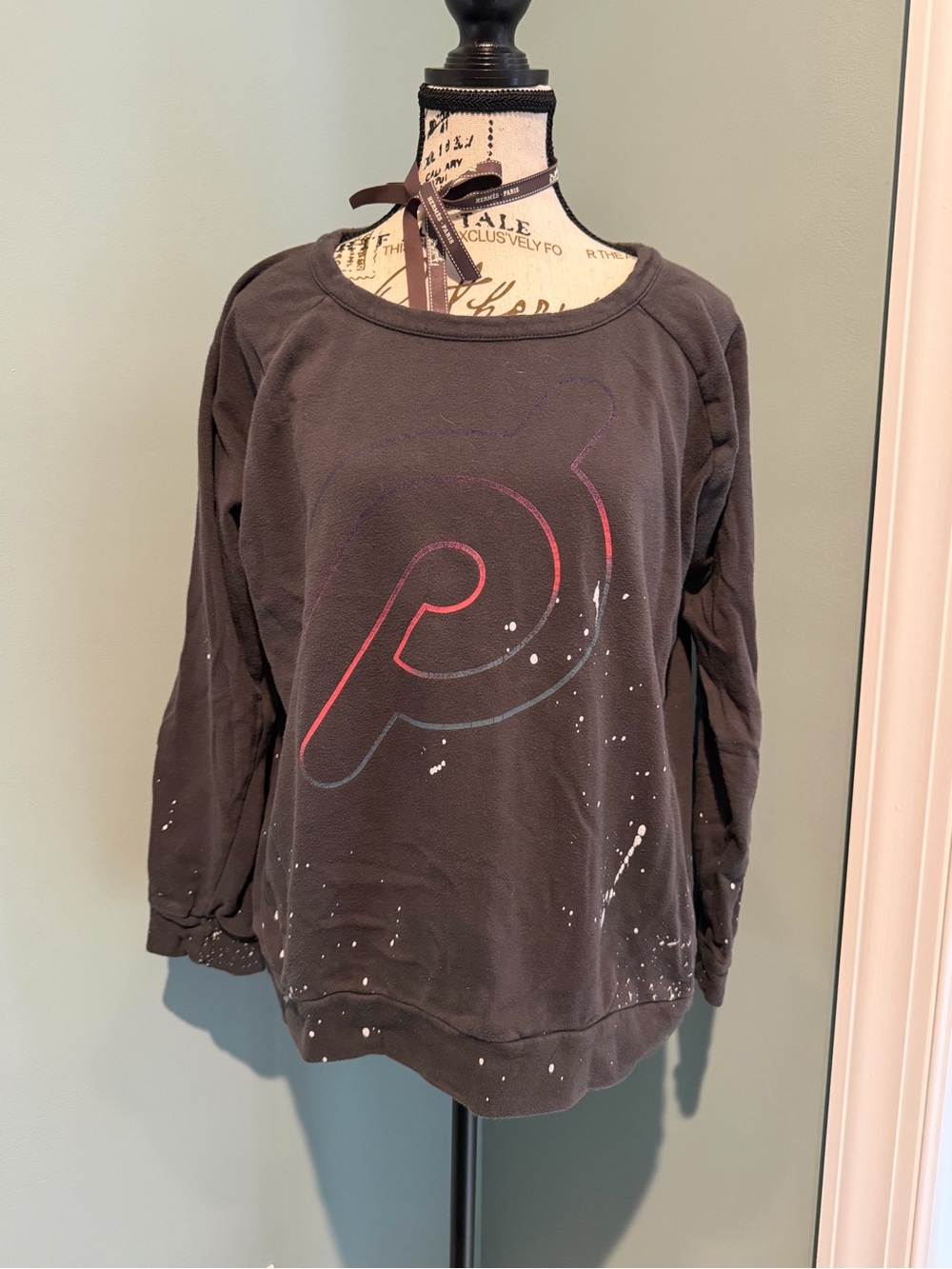 Chaser x Peloton splatter paint Sweatshirt